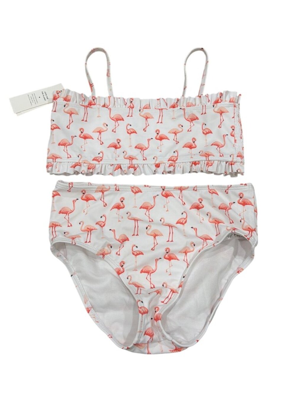 Janie and Jack Flamingo Print Two-Piece Swim Set Girls 10 NWT